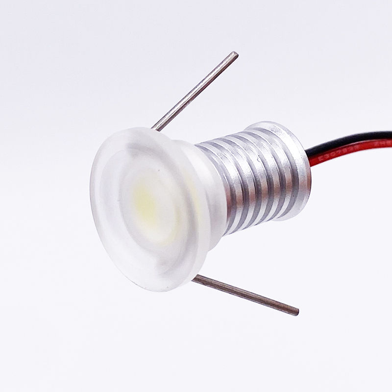 Minifoco Led para techo, foco de 1W y 0,5 W, acrílico, CC de 12V, para el hogar, escalera, barra de cableado, pantalla de coche, IP65