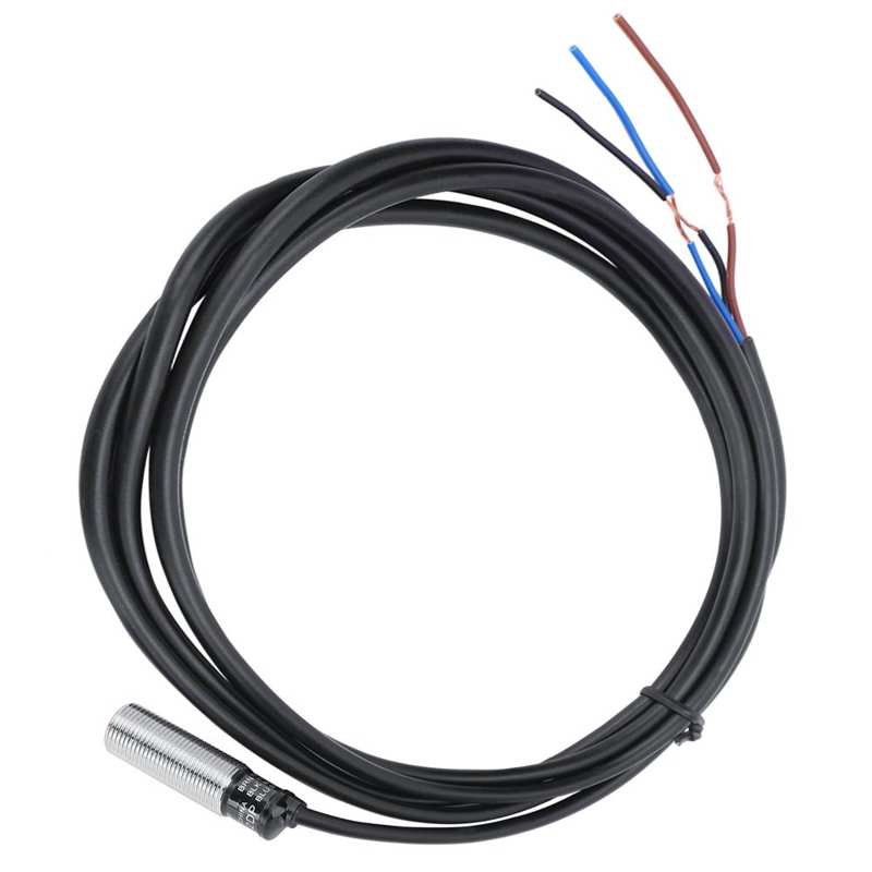 Proximity Switch Waterproof 3-Wire NPN NO Sensor Switches PR12-2DP DC12-24V 50/60Hz 200mA