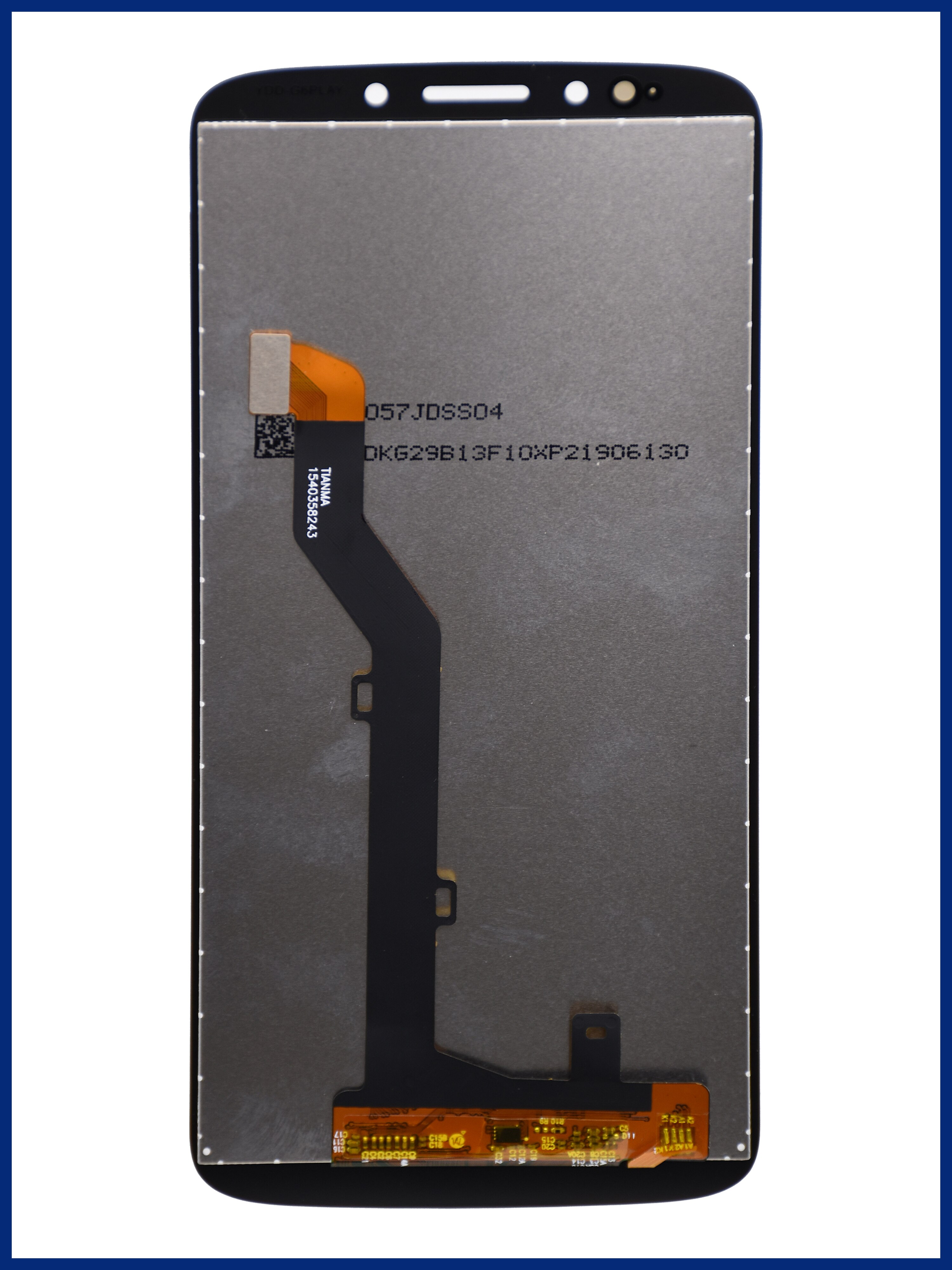 5.0 " original ersatzteile für motorola moto  e5 xt1944 lcd-display  e5 touchscreen-digitizer-einheit mit rahmen