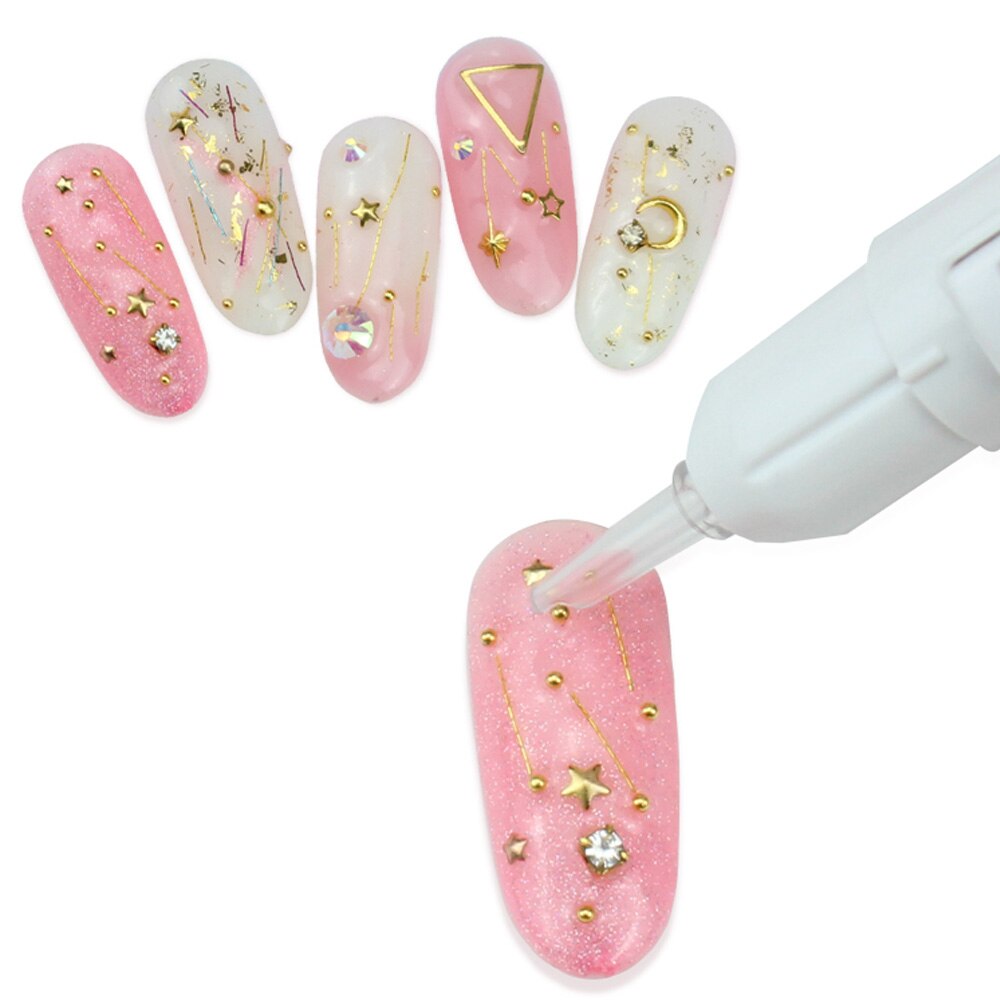 0.8mm stalowe koraliki owocobranie rozsianych długopis koraliki robić paznokci zbieracz długopis wybierać w górę profesjonalna mała piłka kawior manicure długopis robić kropek ozdabianie paznokci