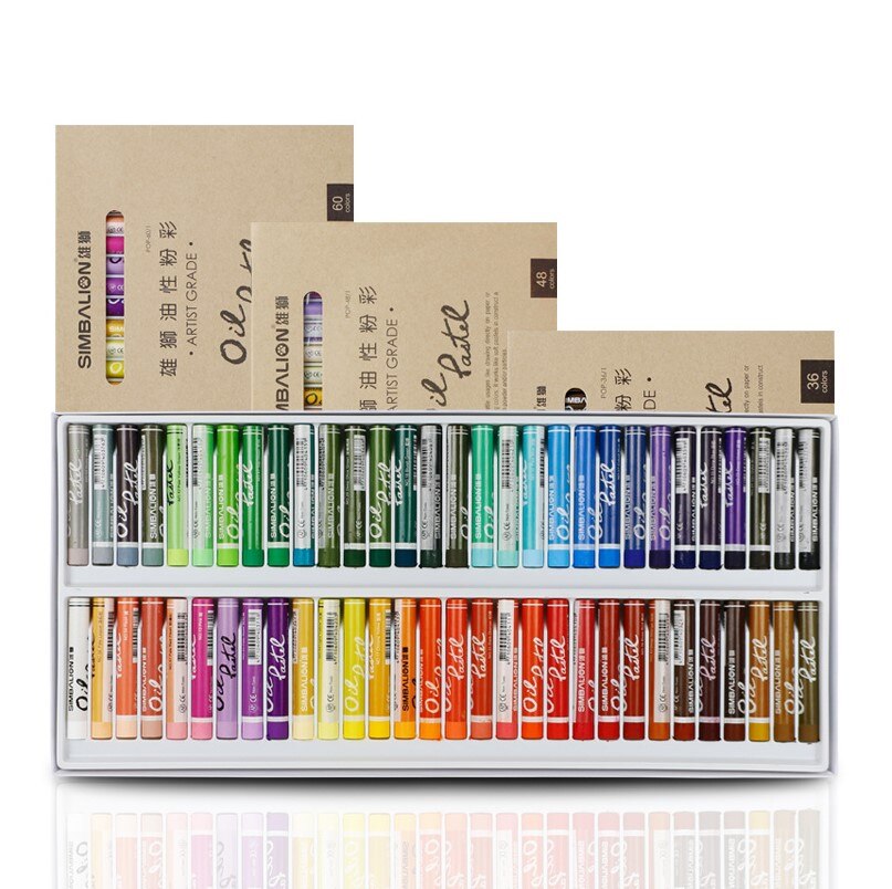 Crayones de 60 colores Pastel aceitoso, Arte, Color Pastel para artista, estudiante, pintura de grafiti, bolígrafo de dibujo, suministros de pintura para oficina y escuela