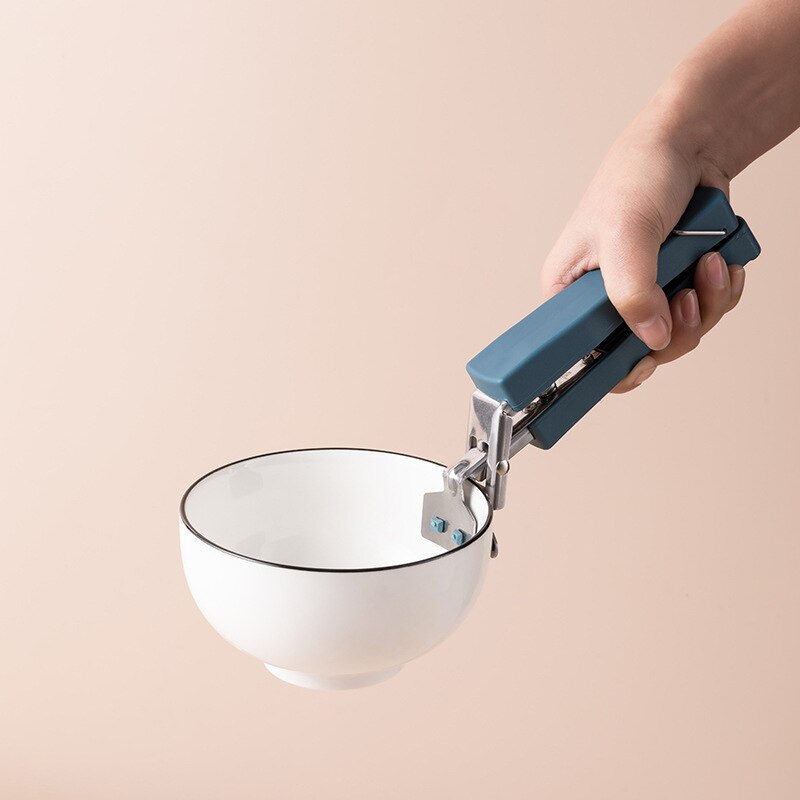 Anti-échaudage pince de cuisine outil plaque pince receveur bol pince ménage vapeur pince support de plaque anti-dérapant vapeur