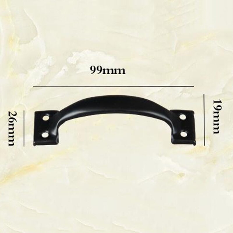 1 Set Ijzeren Poort Deurklink Pull Voor Schuifdeuren Schuur Deur Garages Werpt Hardware Accessoires Tuin Schuur 4/5/6 inch Home Hardware