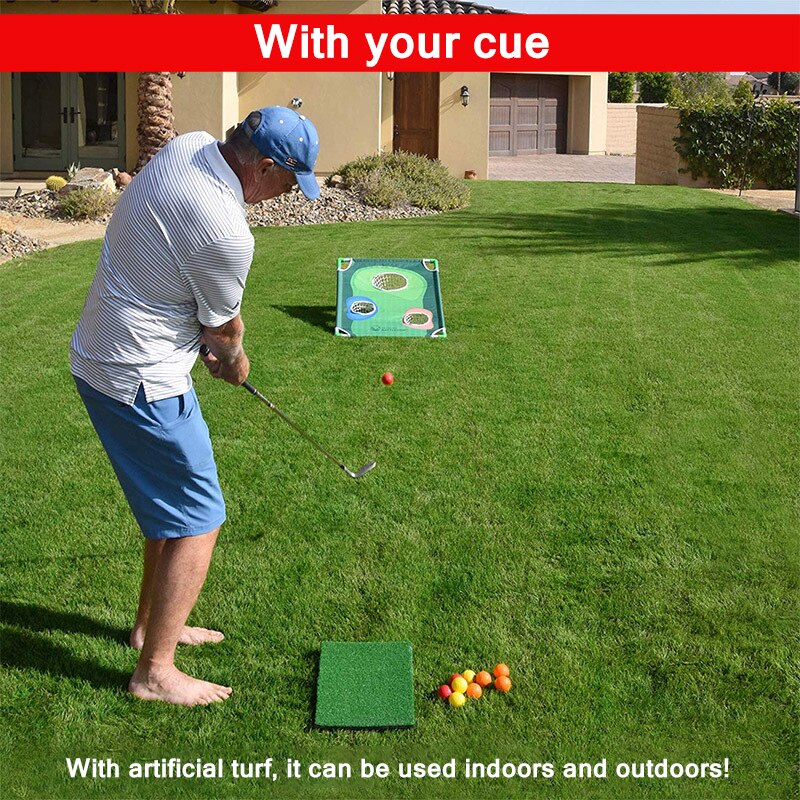 Game Set Golfing Foldable Target Net Golf Golf Chipping Net Set Golfing Target Net For Indoor Outdoor Practice Training