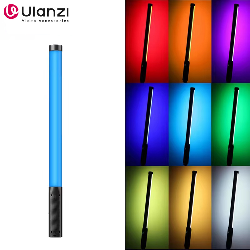 Ulanzi VL119 RGB tubo de luz LED de mano para vídeo varita de luz colorida CRI 95 + 2500K-9000K iluminación de estudio de fotografía