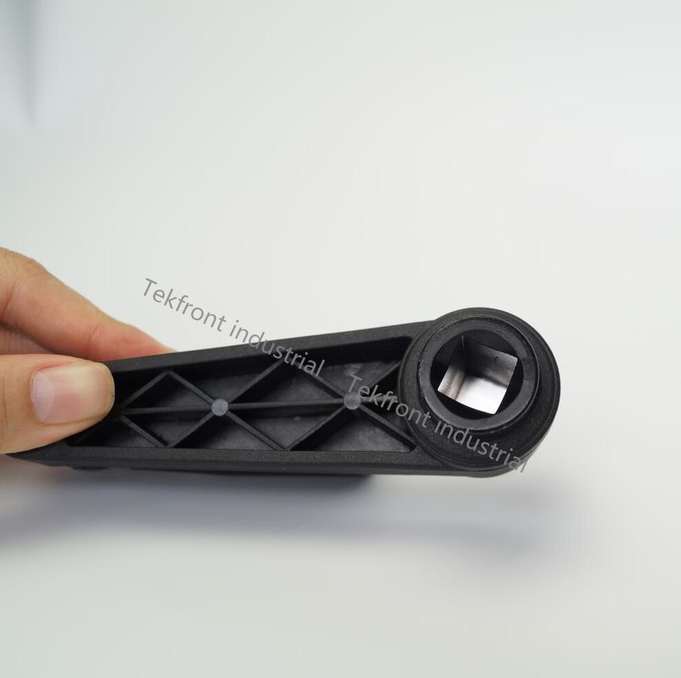thumbnail image 2 of Universal Roll Shutter U-Joint Crank Handle Kit – 2-Hole Pivot 45° For Square Drive Shaft (1/4" X 12") 2 of 2