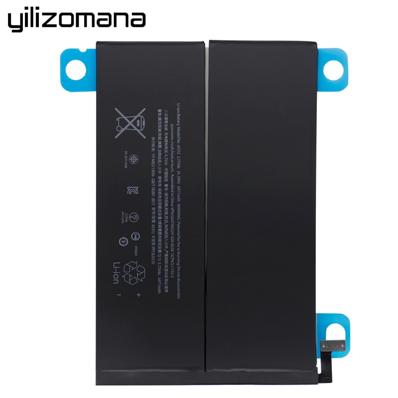 YILIZOMANA For ipad mini2 battery 6471mAh A1512 Mini 3 A1489 A1490 A1491 A1599 tablet Battery with Repair Tool