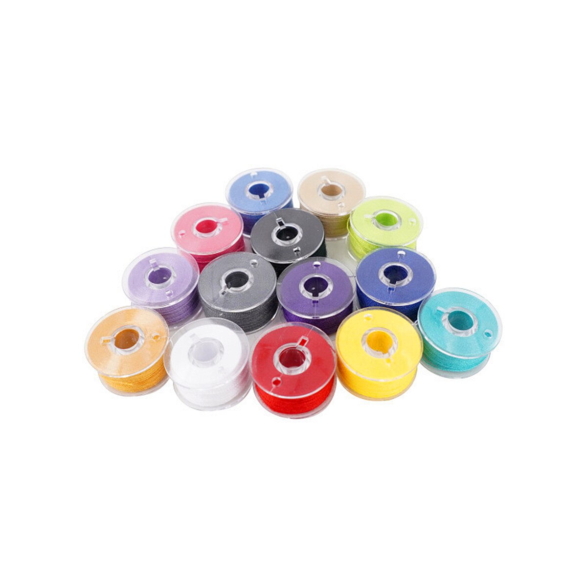 36pcs Sewing Thread Bobbins with Bobbin Case Sewing Thread Kit For Multiple Sewing Machine Embroidery Bobbins Thread Kit