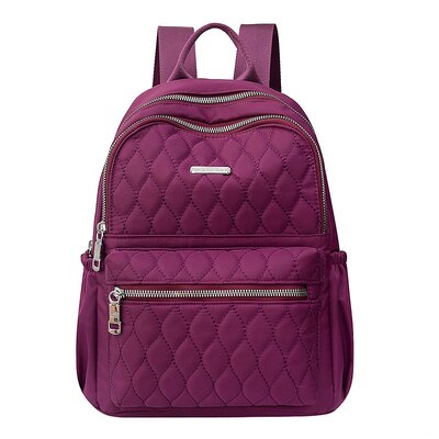 Vento Marea Reise Frauen Rucksack lässig Wasserdichte Jugend Dame Tasche Weiblichen Große Kapazität frauen Schulter Taschen verrotten Rucksack: Violett Rucksack