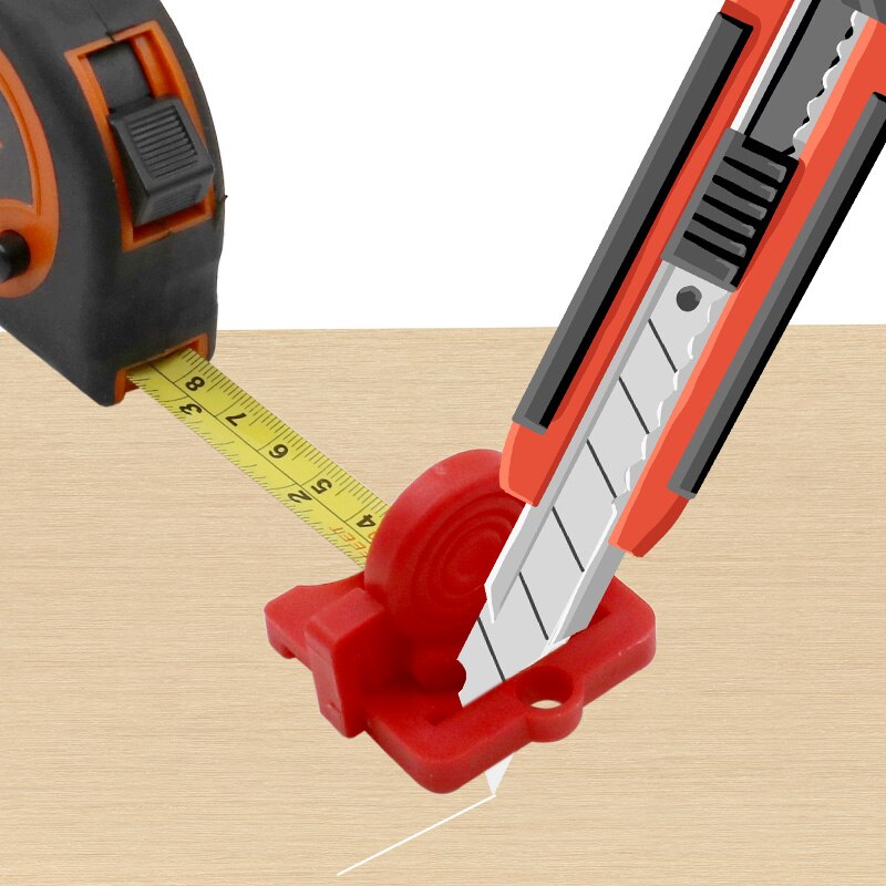 1pc trebearbeidingsskriver merke linjemåler trebearbeiding sentersliper vinkellinjemåler snekkerbord kutter linjal