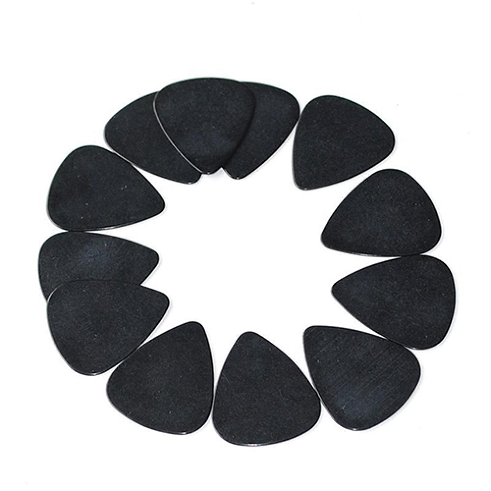 10 stk musikktilbehør svart 0.5mm gitarhakker plektre gitarspilletreningsverktøy musikkinstrumenter: Default Title