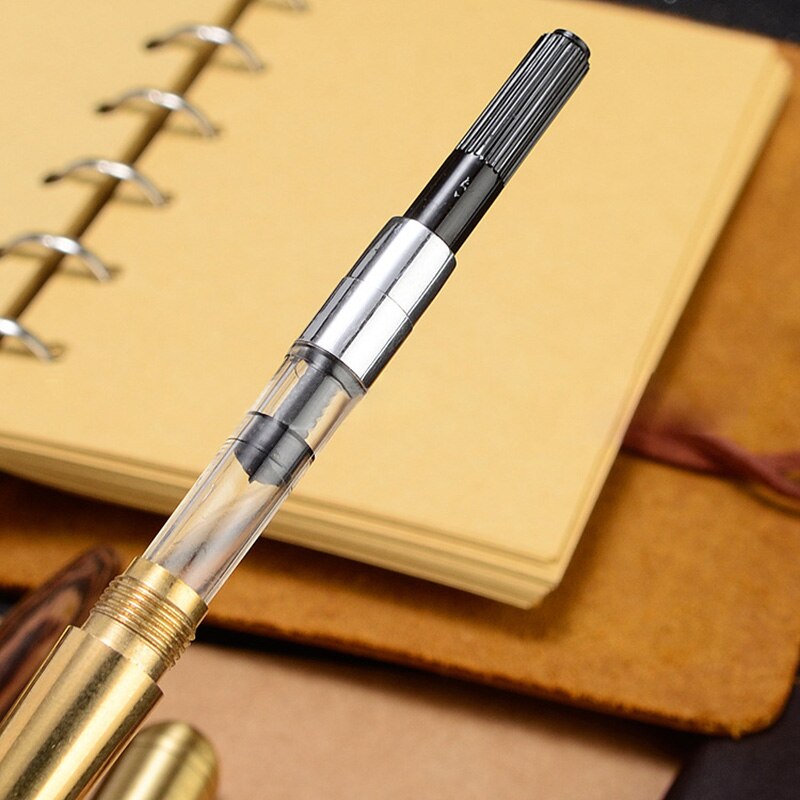 Mahogany Sandalwood Brass Pen Signature Pen Luxury Wood Fountain Pen Ink Pen Nib 0.5mm
