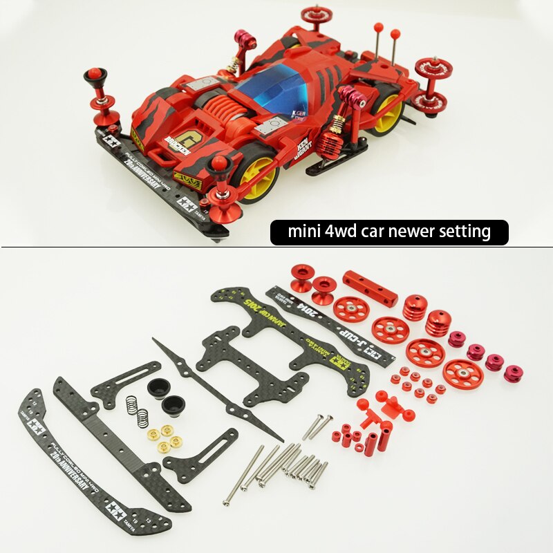 Self made Tamiya wysyłka za darmo mini 4WD węgla przednia tylna przerwa roller spancer amortyzator pełne nowsze ustawienie dla MA FMA podwozie