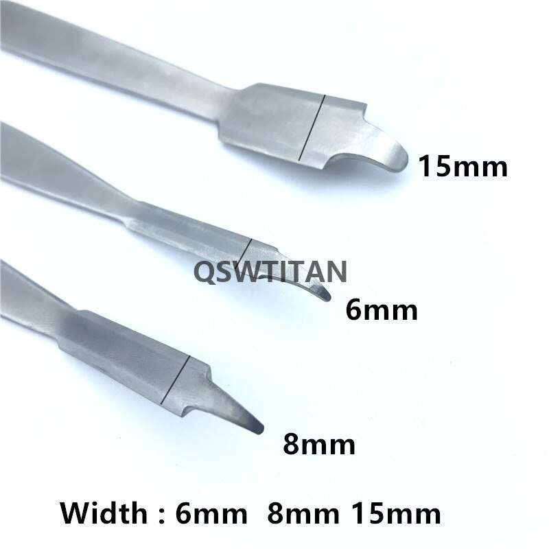 3 stk / sæt ortopædi hohmann retraktorer ortopædi veterinærinstrumenter qswtitan