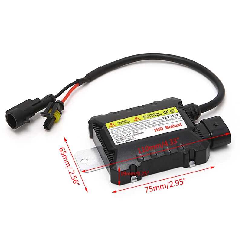 1 Pc Slim 35W Universal HID Digital Conversion Ballast Kit 12V For H1 H7 9006 Xenon Headlight