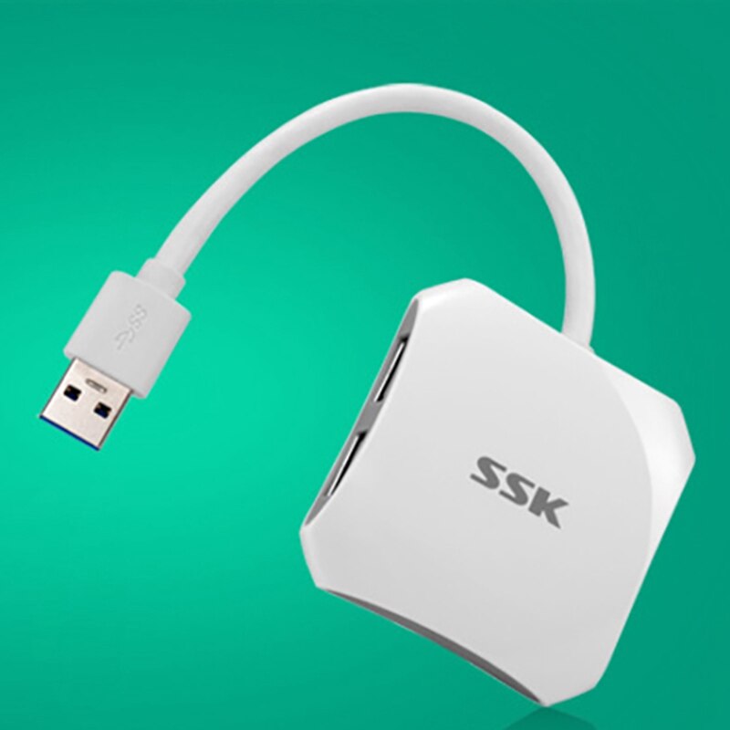 SSK Eine für Vier USB 3,0 HUB Splitter Konverter Extender System Anforderungen: windows98/ME/2000/XP/Vsta/8 Mac OS 10,9 oder Höher