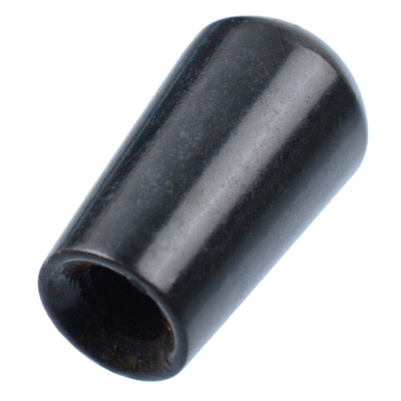 Przełącznik gitarowy Selektor Metalowa końcówka 3-drożny przełącznik dwupozycyjny Pokrętło Końcówka Gwint wewnętrzny Przycisk końcówki pokrętła gitary elektrycznej: czarny