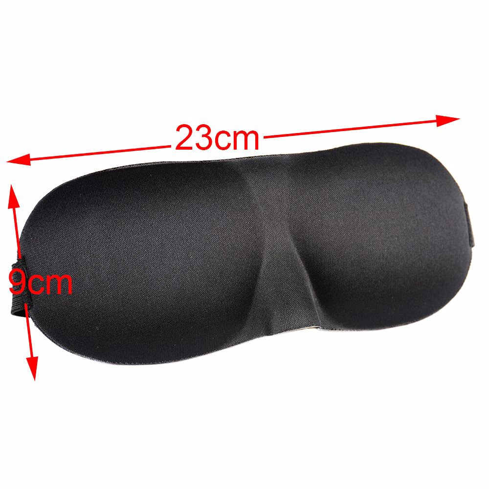 3D Reizen Slapen Oogmasker Traagschuim Gewatteerde Shade Cover Rest Sleep Eyepatch Blinddoek Shield Slaap Masker