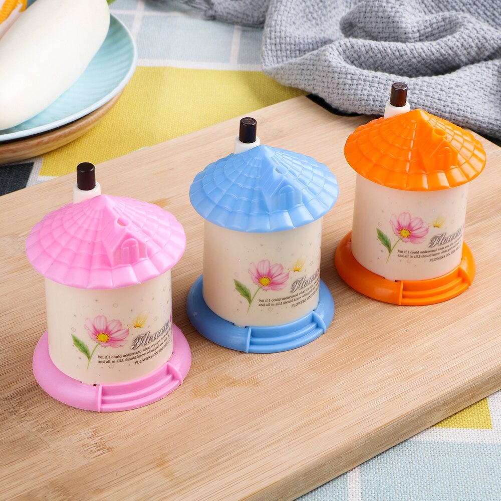 Hoomin Mode Creatieve Tandenstoker Box Mooie Huis Vormige Draagbare Willekeurige Kleur Automatische Tandenstoker Houder