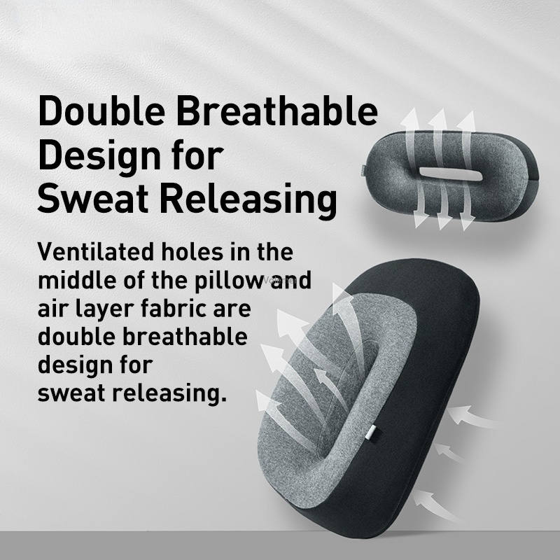 Xiaomi Baseus Schwimm Auto Taille Kissen Auto Kopfstütze Kissen Hals Speicher Lenden Unterstützung 3D Speicher Schaum Sitzbezüge Auto Styling