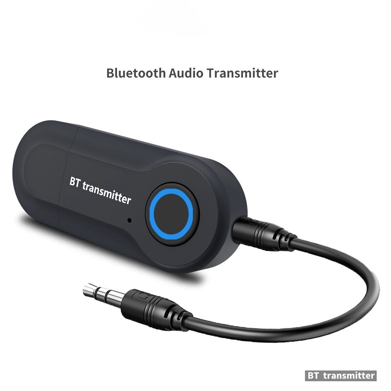 Bluetooth Zender 3.5Mm Jack Audio Adapter Draadloze Bluetooth Stereo Audio Transmitter Voor Tv Hoofdtelefoon Luidsprekers