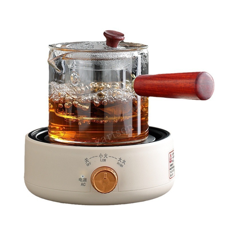 Mini estufa eléctrica de cerámica con calefacción por infrarrojos, calentador de caldera de agua y leche, quemador de encimera para café Moka, estofado, olla , Cocina de Inducción