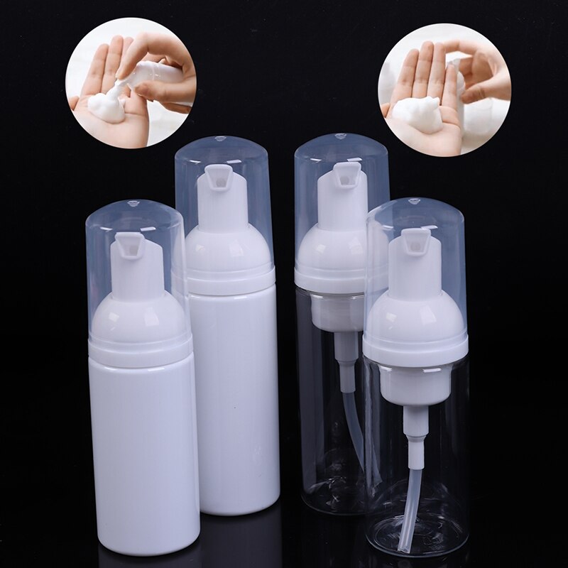 50ml/60ml dispenser tvål skum skumpump flaska resa plast bärbar praktisk flaska tom skum flaska 1pc