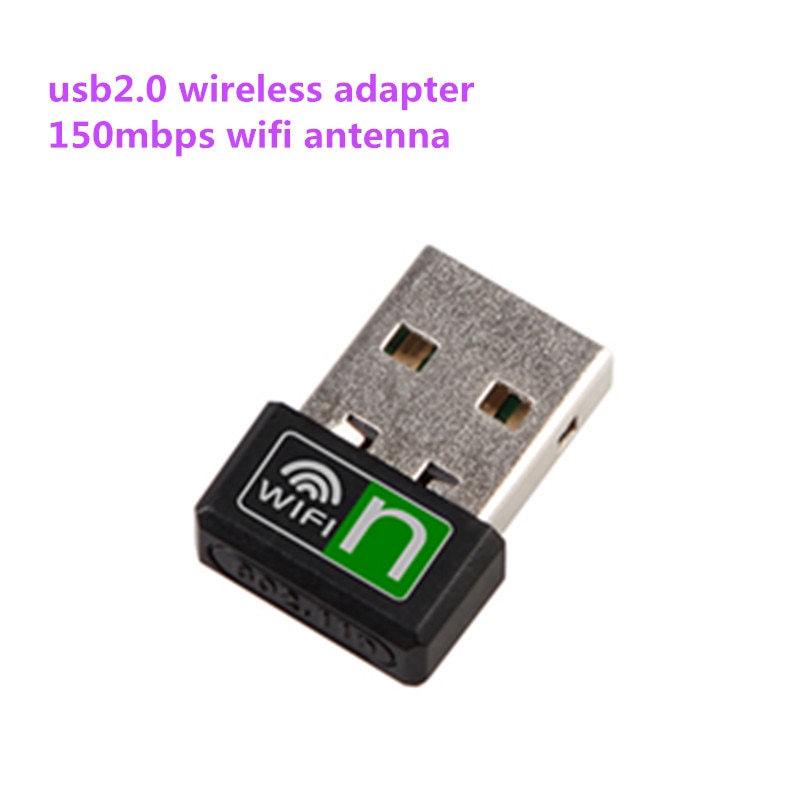 Draadloze Usb Wifi Adapter 150Mbps Wifi Antenne Pc Netwerkkaart 2.4Ghz Usb Lan Ethernet Ontvanger 802.11b/g/n Wi-fi