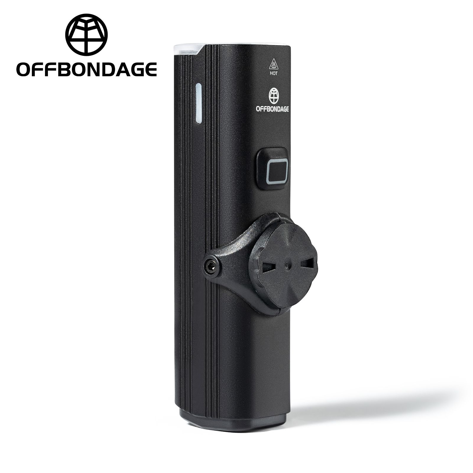 OFFBONDAGE Fahrrad-Frontlicht, regenfest, über USB wiederaufladbar, Fahrradlicht, 1000 lm, Fahrradscheinwerfer, LED, 4800 mAh, Taschenlampe, Fahrradlampe: Lila
