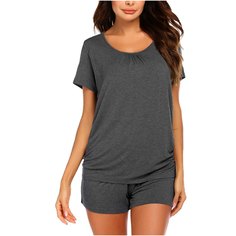 Moederschap Verpleging Pyjama Voor Ziekenhuis Set Korte Mouwen Borstvoeding Zwangerschap Pyjama Hamile Pijama Moederschap Nachtkleding D0011