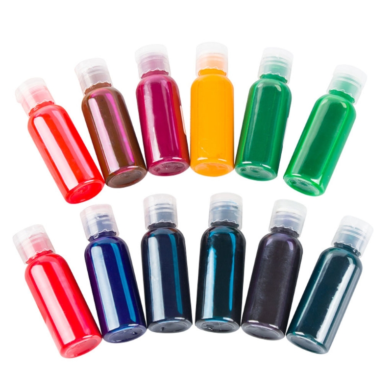 Botella grande de 24 colores, Kit de pigmentos de resina epoxi transparente UV, colorante, resistencia a la decoloración, 30ml