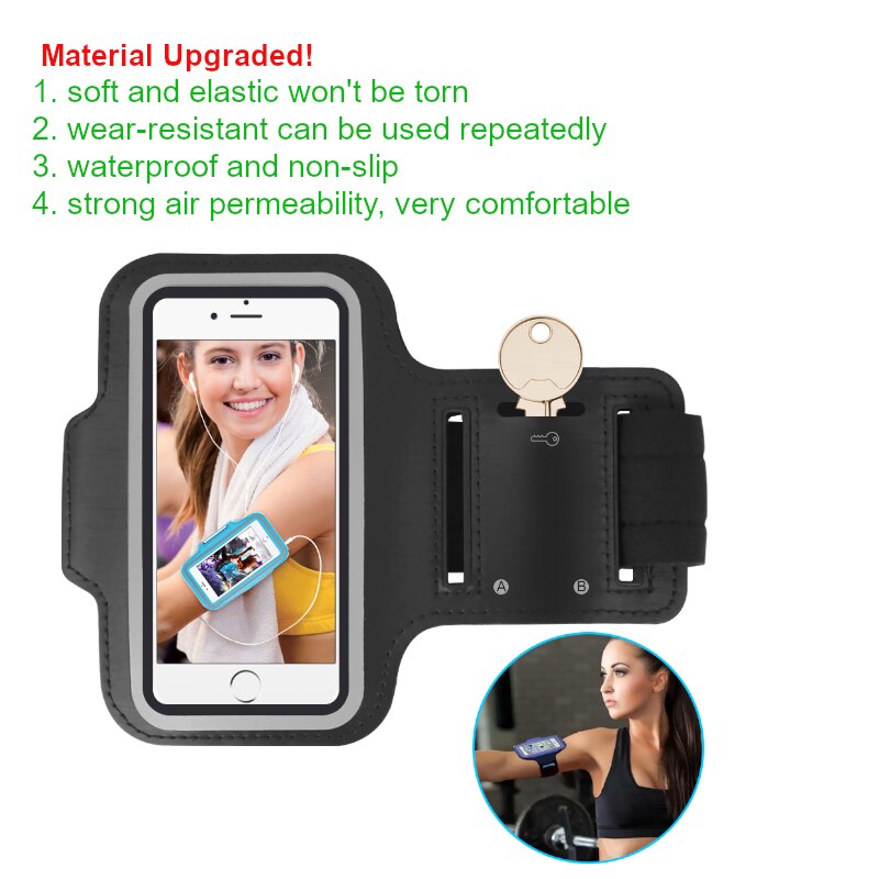 Universal Outdoor-Sport Telefon Halter Armband Fall für Samsung Gym Lauf Telefon Tasche Arm Band Fall für iPhone 11 xs max 5-7 zoll