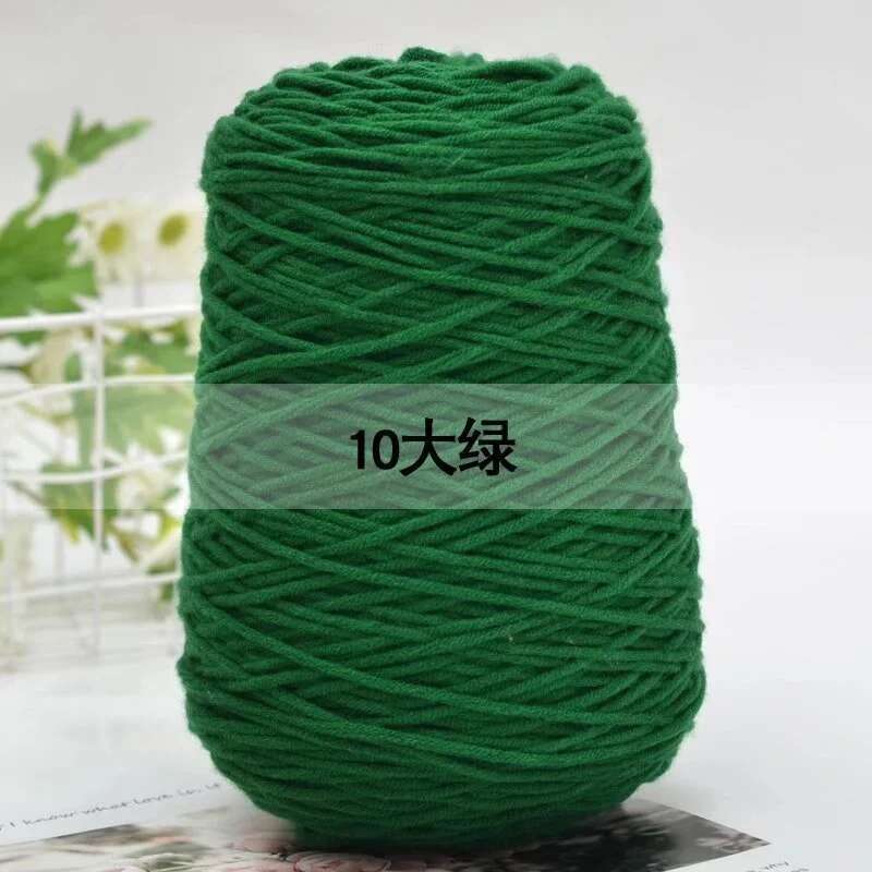 Effen Kleur Melk Katoenen Garen 8 Strengen Tuften Art Borduren Haak Haak Draad Breien Materiaal Diy Poke Borduurgaren: GRIJS