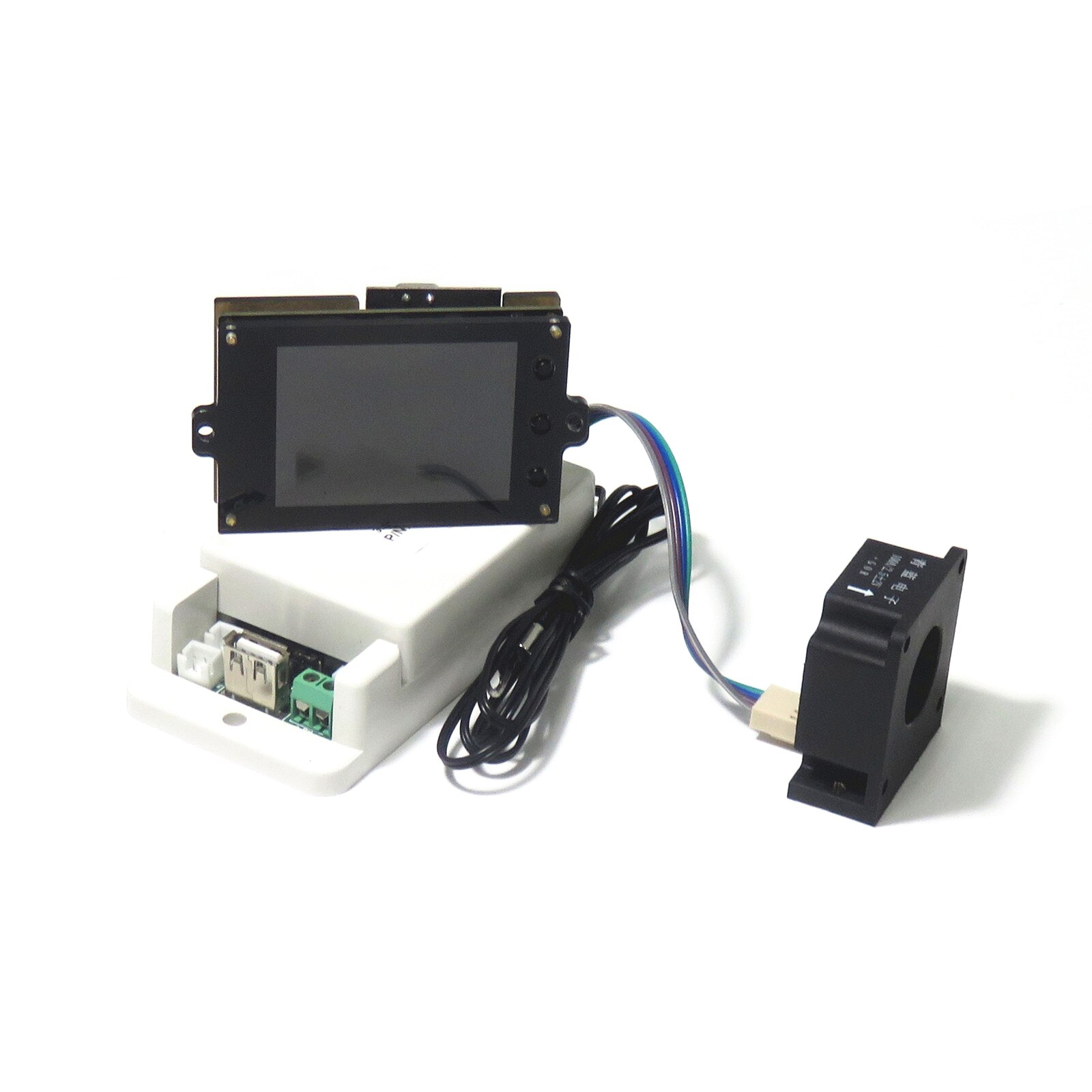 VAC8010F Wireless Transmission Instrument 2.4 inch LCD Voltage Current Capacity Energy Temperature Display with Power Off Memory: 100A