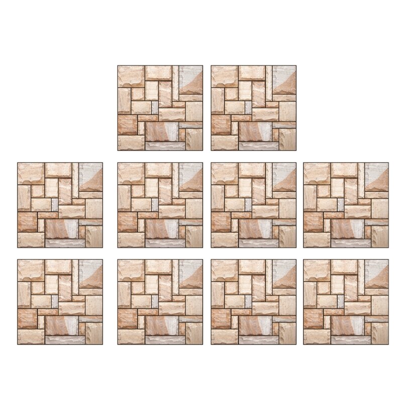 3D Wall Brick Sticker Waterproof Stone Art Wallpaper Self-Adhesive Brick Wallpap: 511