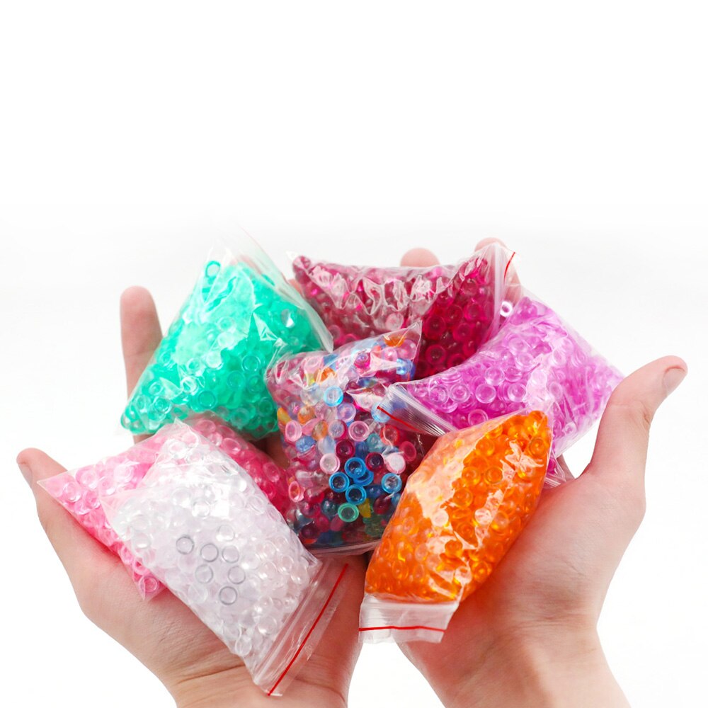 20g Bunte Perle Kugeln Hinaus Für Schleim Spielzeug Handwerk Fisch Tank Füllstoff Für Charms Hand Gum DIY Dekor Für kid Zubehör Liefert