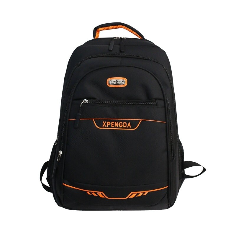 Chłopcy plecak szkolne torby dla nastolatków mężczyźni plecak student czarny nylon o dużej pojemności młodzież zwykły Szkoła Wyższa styl Bagpack duża