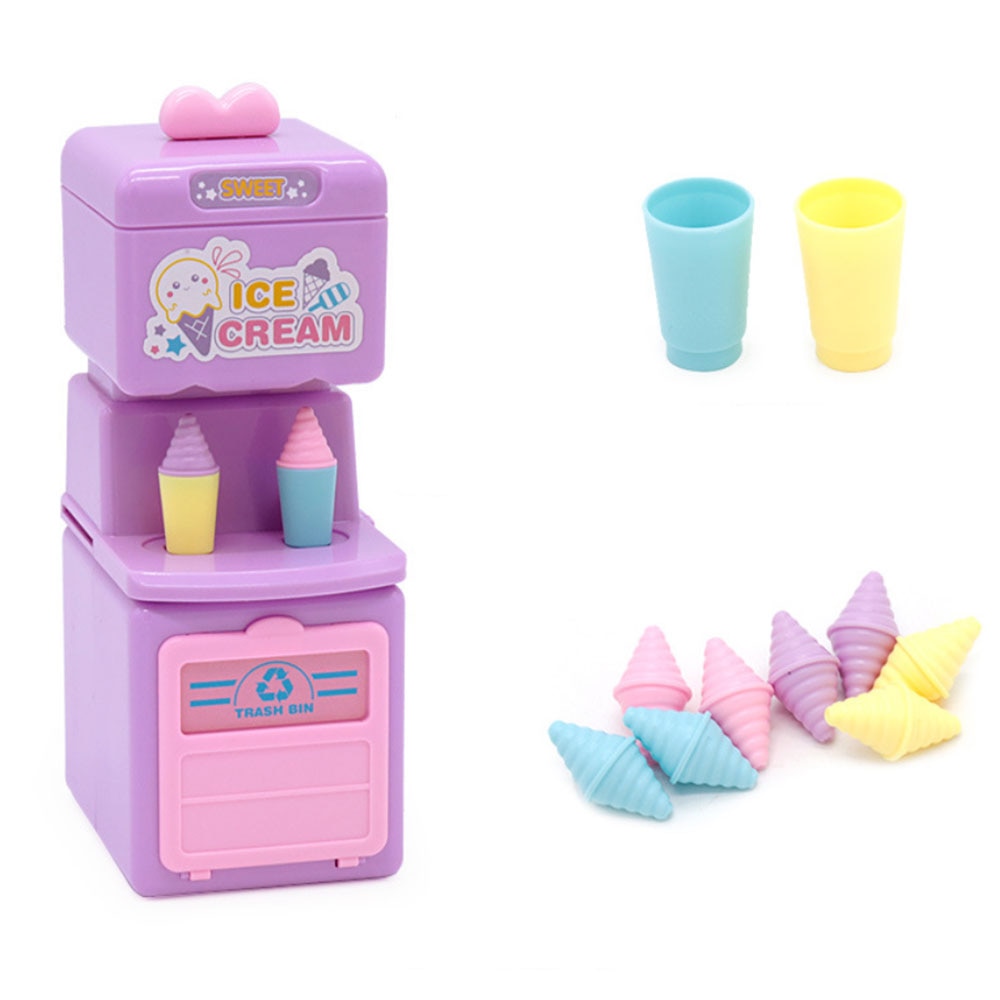 Children Play House Toy Simulation Ice Cream Machine Simulation Dessert Children Fun Cartoon Toy Student