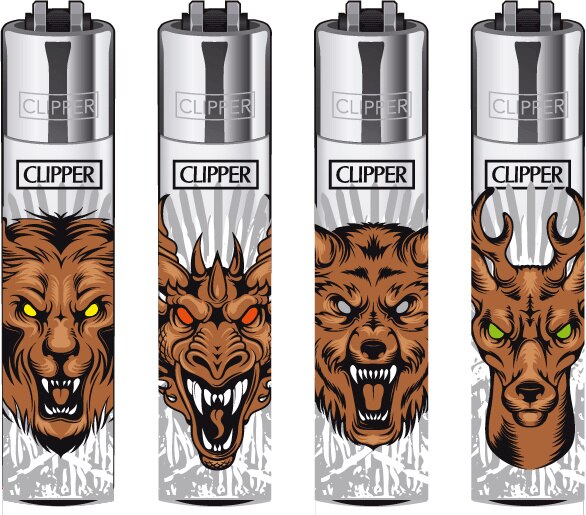 Clipper Coleciones Animales, Elige la Colecion de 4 Mecheros