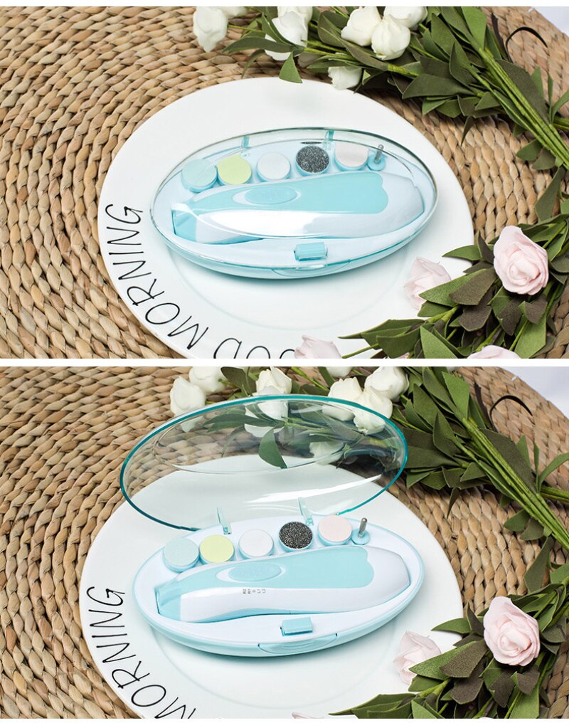 Baby Elektrische Nail Trimmer Draagbare Zuigelingskind Gezondheidszorg Gereedschap Sets Baby Care Veilig Nail Manicure Tool Baby Nail Care Tools