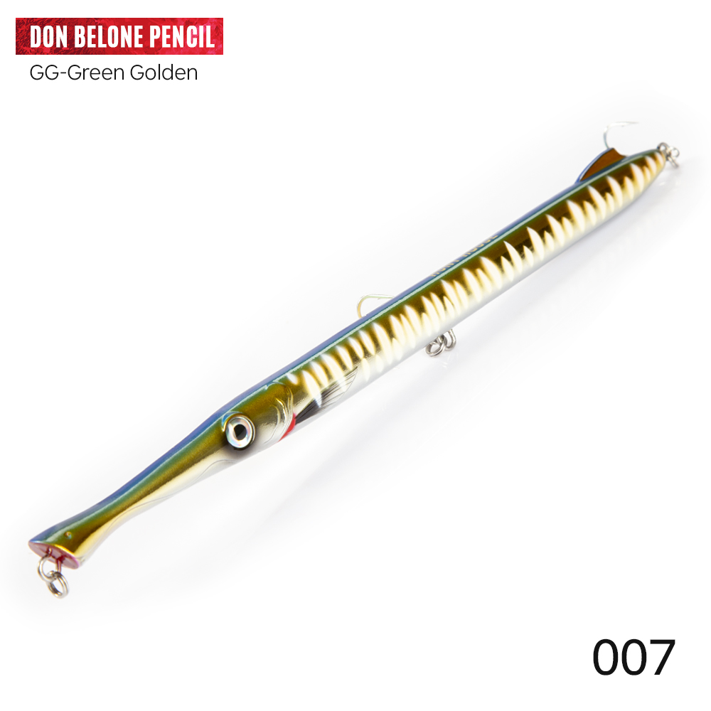 Hunthouse Nicht Belone Bleistift Angeln Locken Lange Gießen 225mm 27g 23g Stickbaits Pesca Für Angeln Thunfisch Meer Bass Leerfish: 007 / Untergang