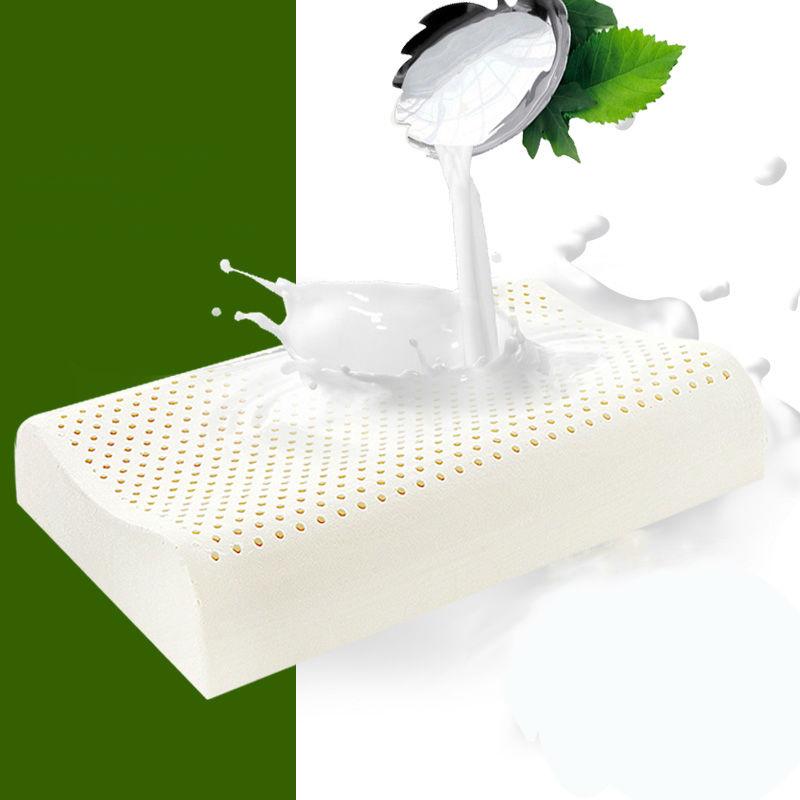 50PurenLatex 60x40 Thailand Puur Natuurlijke Latex Kussen Corrigerende Nek Beschermen Wervels Gezondheidszorg Orthopedisch Kussen Trage Rebound