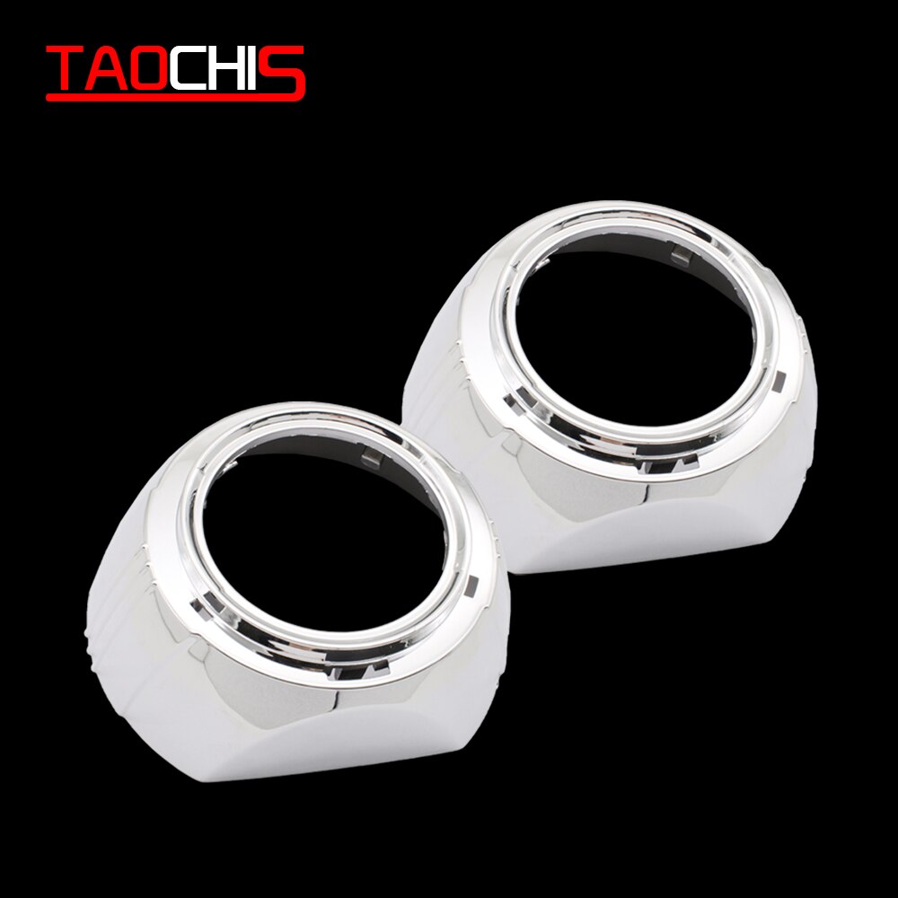 Taochis 3.0 tommer bi-xenon stor s-max shroud angel eyes led billykter rød hvit blå for bi xenon bi led projektorlinse
