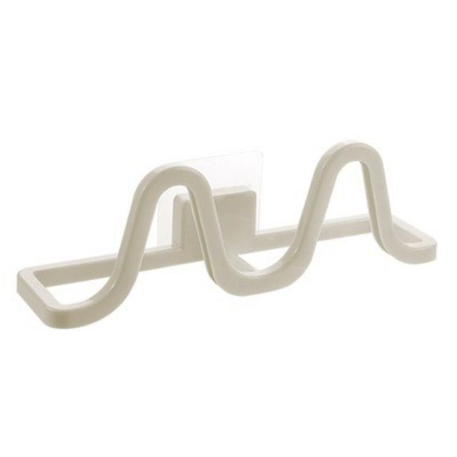 Wandmontage Schoenenrek Slippers Hanger Zelfklevende Slippers Plank Thuis Schoen Houder Opslag Haak Plastic Organizer Voor Badkamer: Beige