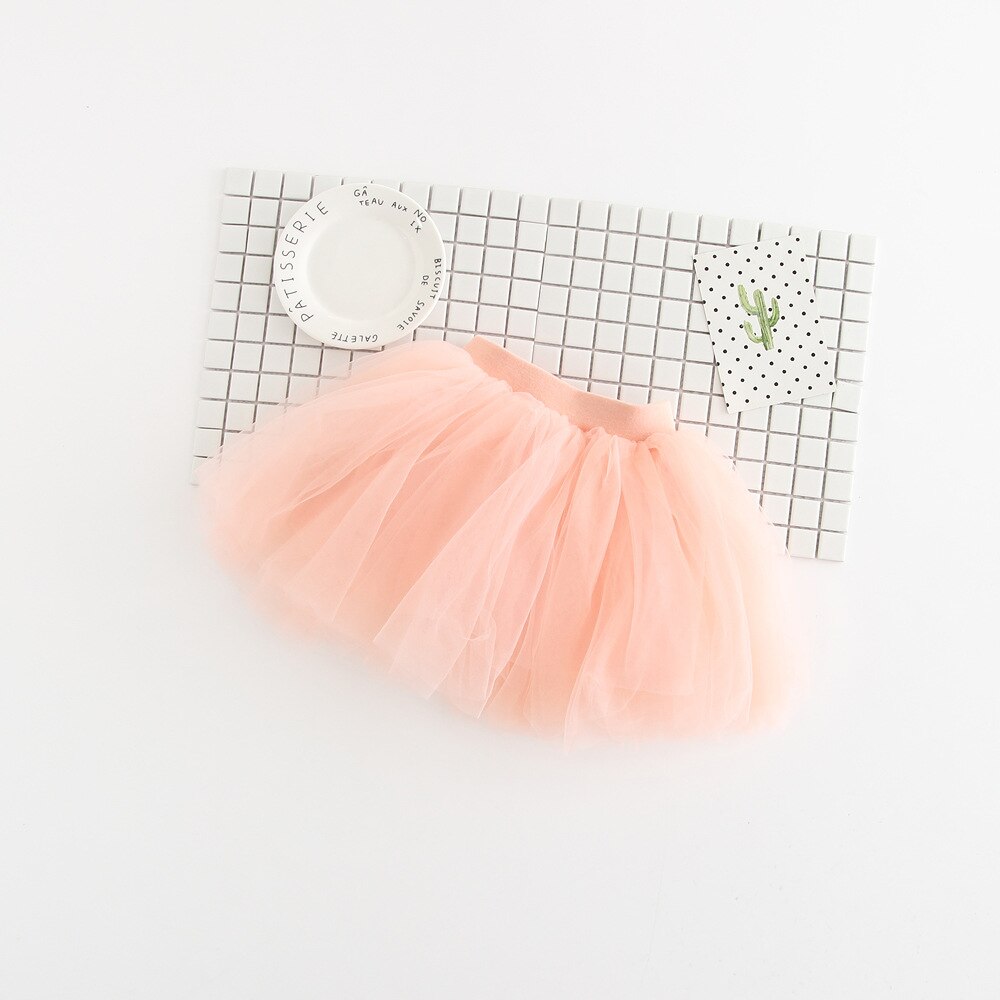 Baby pige net slør nederdel børn sød prinsesse tøj fødselsdag småbørn bold kjole fest kawaii tutu nederdele