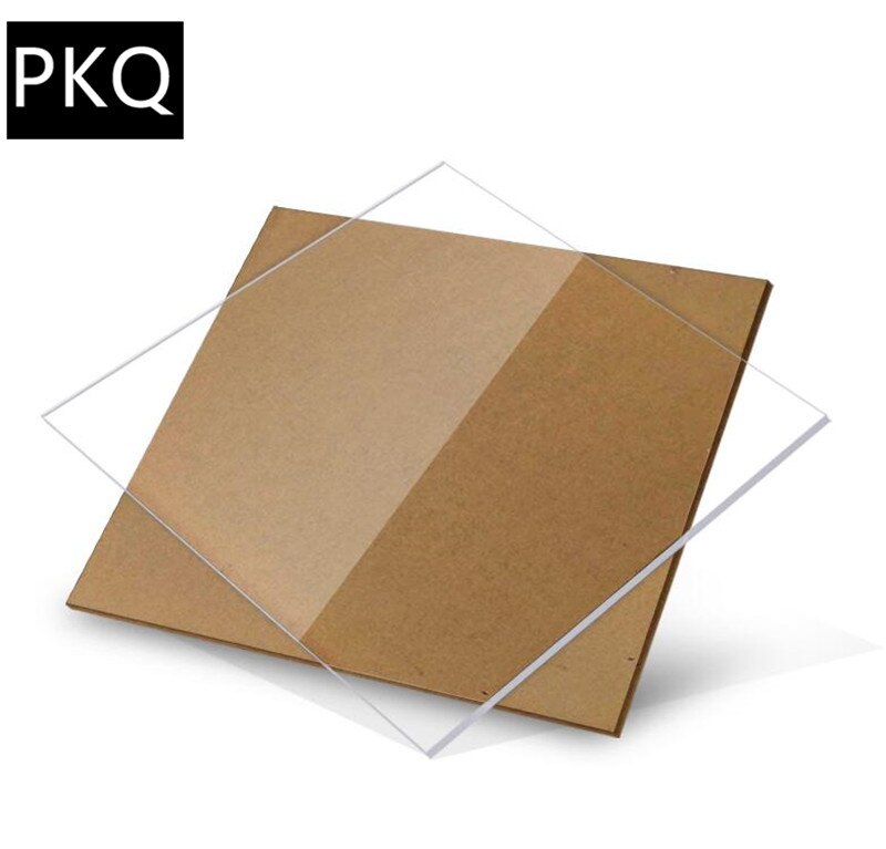 100pcs 1mm Thickness Acrylic Clear Perspex Sheet Cut Plastic Transparent Board Perspex Panel Durable Doors And Signage Decor