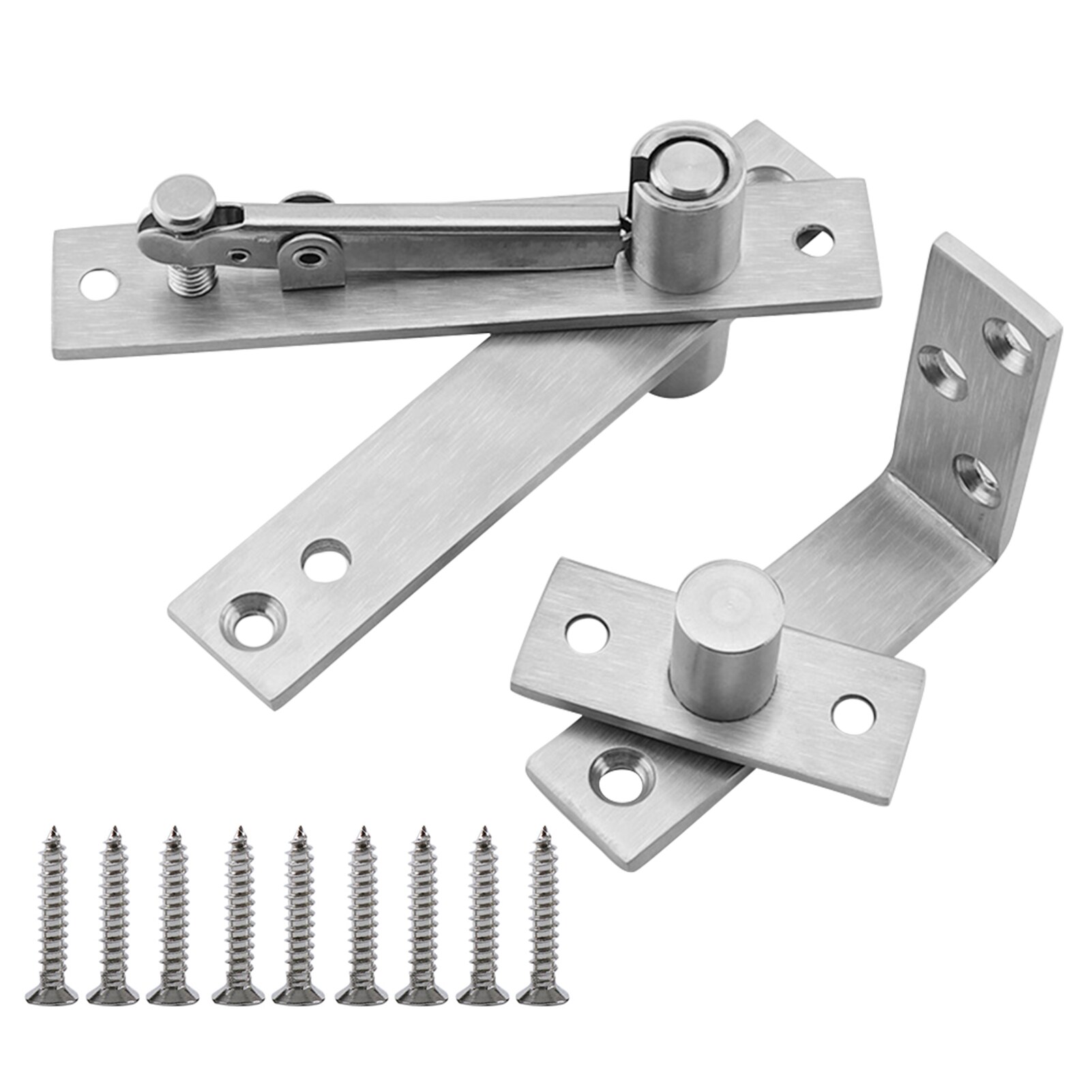 Universal Furniture Home 360 Degree Rotation Pivot Hinge Shaft Hardware Replacement Parts For Door Cabinet Stainless Steel