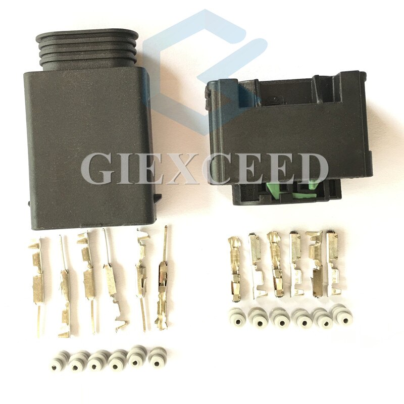 Conector de 6 pines 1-967616-1 7M0 973 119 hembra macho del Pedal del acelerador para BENZ BMW, conector del Sensor de la válvula de acelerador