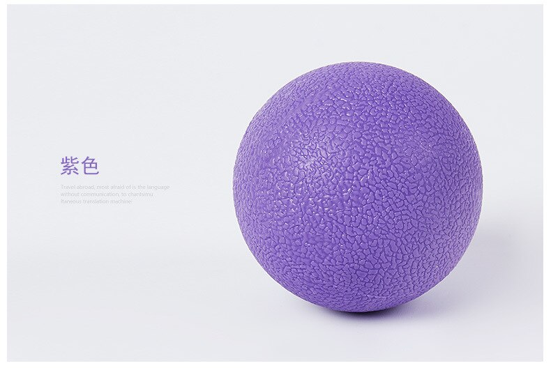 Profondo Rilassante Muscolare Palla Massaggio Palla Curvo Bastone di Massaggio Dei Punti di Agopuntura Massaggio Palla Guarigione Palla Massaggio Palla di Fitness: Fascia Single Ball Purple