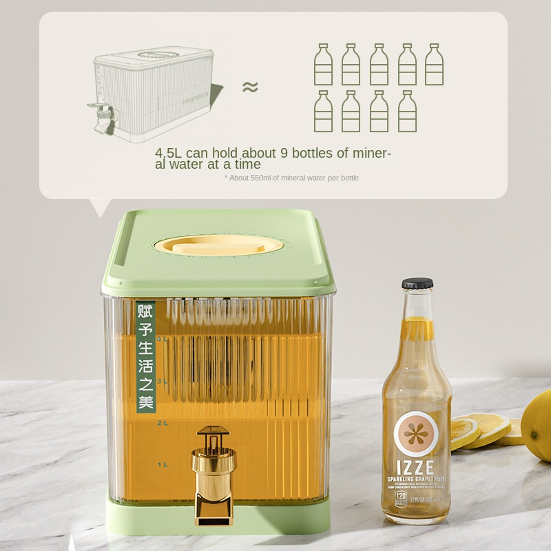 Grote Koude Waterkoker Koelkast Met Kraan Limonade Fles Drinkwaren Ketel Pot Drank Dispenser Thuis Koel Water Kan Emmer